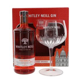 Whitley Neill Blood Orange Gin mit Glas (B-Ware) 